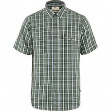 Fjallraven Abisko Cool Shirt S/S - Green/Dark Navy