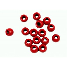 Futurefly Brass Beads 4mm - Dk. red