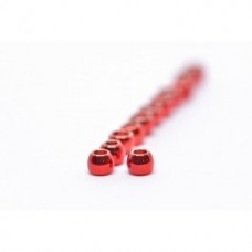 Futurefly Brass Beads 4mm - Metallic Red