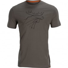 Harkila Graphic T-Shirt - Grey