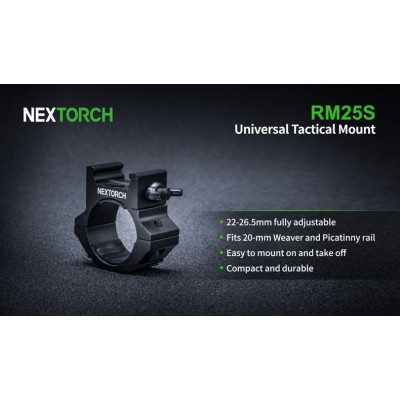 Nextorch RM25 Lygtemontage Ø22-26,5mm