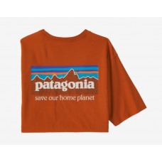 Patagonia M's P-6 Mission Org. T-Shirt - Sa. Rust