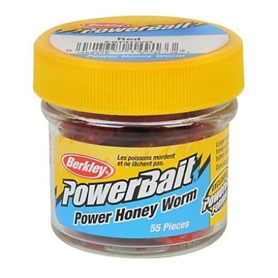 PowerBait Honey Worm Garlic - Spring Green