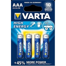 Varta AAA 1,5 V Batteri 4 Stk. 