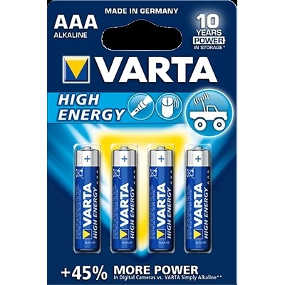 Varta AAA 1,5 V Batteri 4 Stk. 